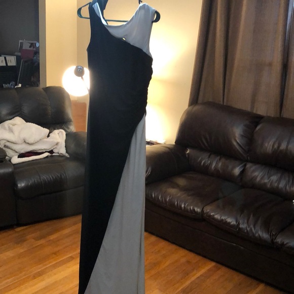 Black and White Prom Gown - Picture 3 of 3